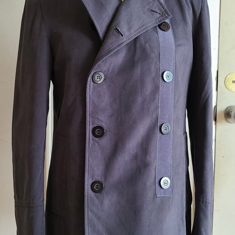 Sueded Cotton Peacoat